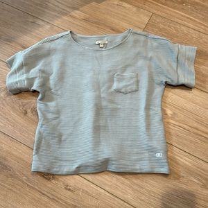 Albion Ribbed Gray Women's Top